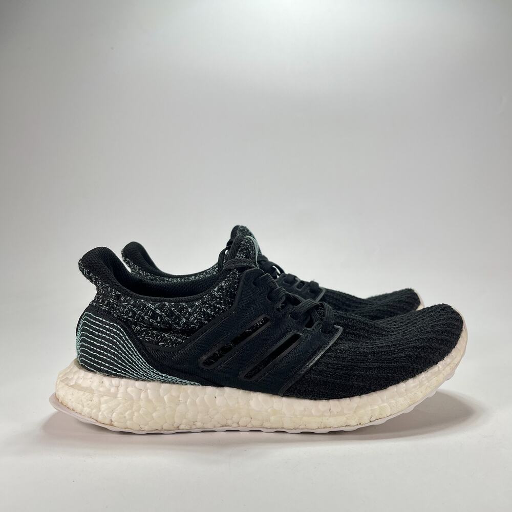 adidas Ultraboost 4.0 Parley Carbon Blue Running Shoes F36191 Women's Size 7
